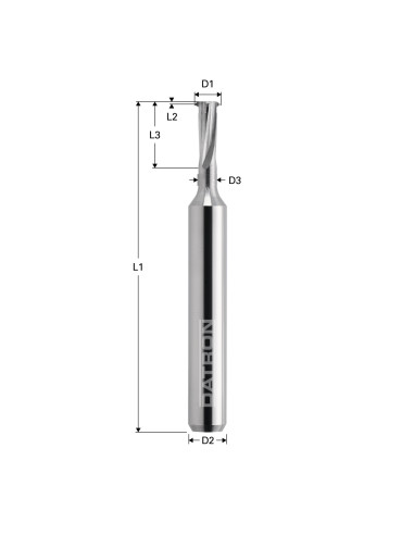 Freza cu 4 caneluri, Datron 00680120E, 8.40x10.0mm