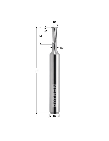 Freza cu 4 caneluri, Datron 00680120E, 8.40x10.0mm