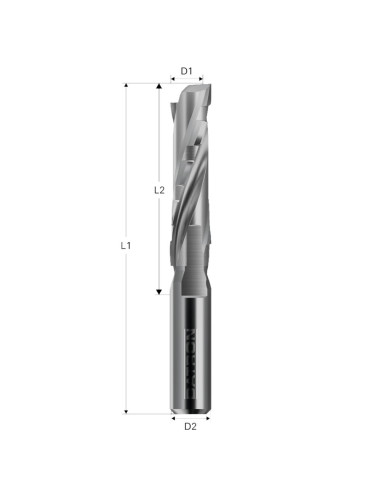 Freza transversala, o canelura, Datron 00688008E, 8.0x26.0x8.0mm